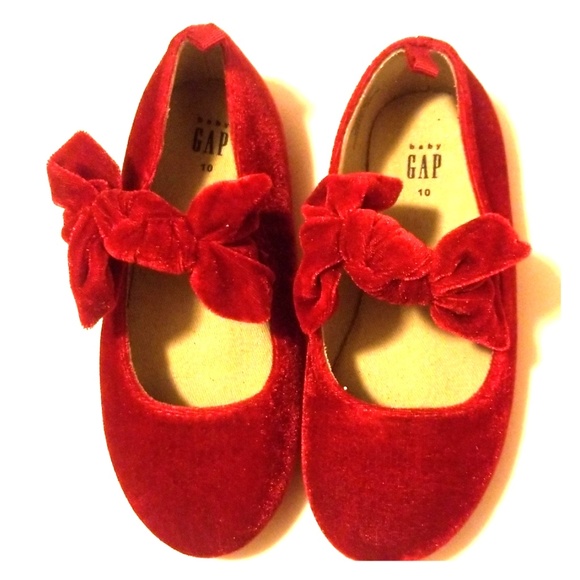 GAP Other - RED VELVET TODDLER BALLET FLATS GAP Other - RED VELVET TODDLER BALLET FLATS
